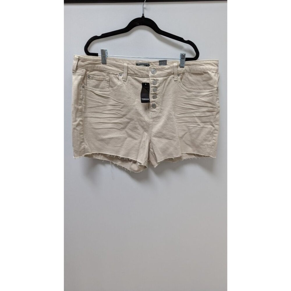 Torrid Dust Storm #FeelTheFit High-Rise Denim Shorts